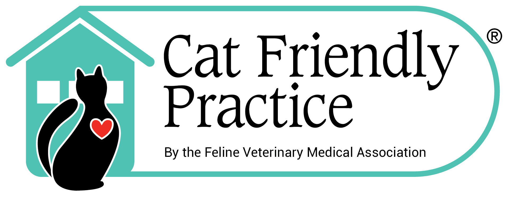 logo for Cat Friendly Practice by the Feline Veterinary Medical Association